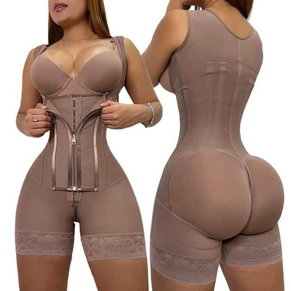 High Compression Girdle Shaper Colombian Fas Shapewear Postpartum Belly flat Sheath Waist Belts Woman Extreme CorsetXJ241029, Brown
High Compression Girdle Shaper Colombian Fas Shapewear Postpartum Belly flat Sheath Waist Belts Woman Extreme CorsetXJ241029, Brown