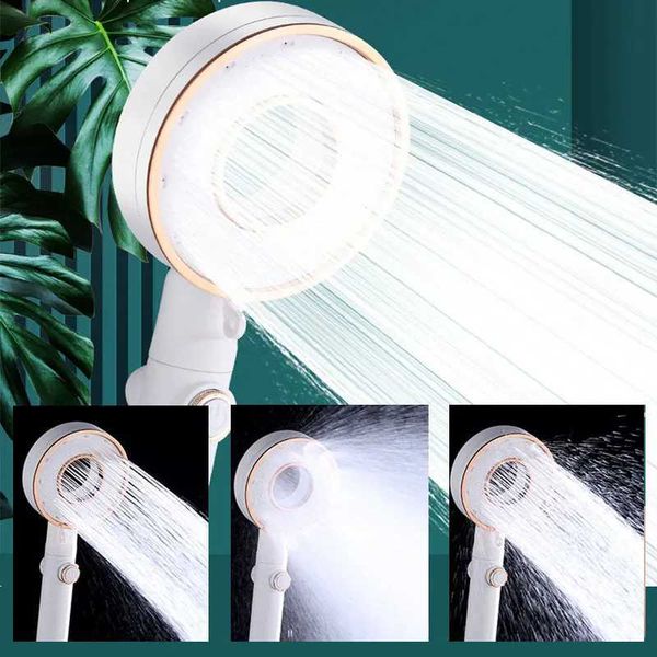 3 Modes High Pressure Shower Hollow Out Design One-Key Stop Spray Nozzle High Pressure Water Saving Spray Shower M241030