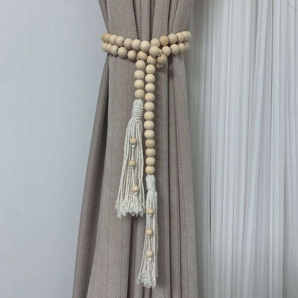 Jute Flow wood beads, Coffee Table wood beads, Bohemian Neutral Home Decor (linen fringe)
Jute Flow wood beads, Coffee Table wood beads, Bohemian Neutral Home Decor (linen fringe)
