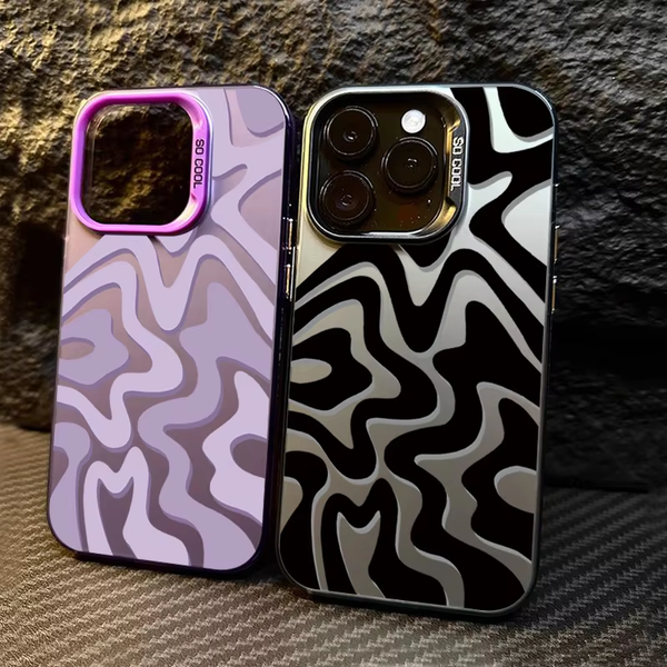Ripple Phone Case for iPhone 16 15 14 13 Pro 12 11 Pro Xs X XR Max 8 7 SE Laser Hard PC+TPU Cases Back Cover-H403, H422p2white
Ripple Phone Case for iPhone 16 15 14 13 Pro 12 11 Pro Xs X XR Max 8 7 SE Laser Hard PC+TPU Cases Back Cover-H403, H422p2white