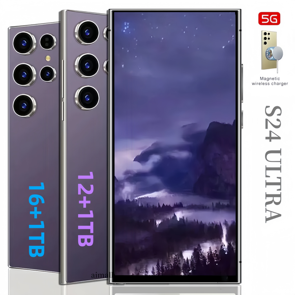 inchs 6.8 5G S24 Ultra Cell Phones Unlock Touch Screen Mobile Phone Androids s23 Smartphone Camera Telephone HD Display Face Recognition 512GB 1TB Local