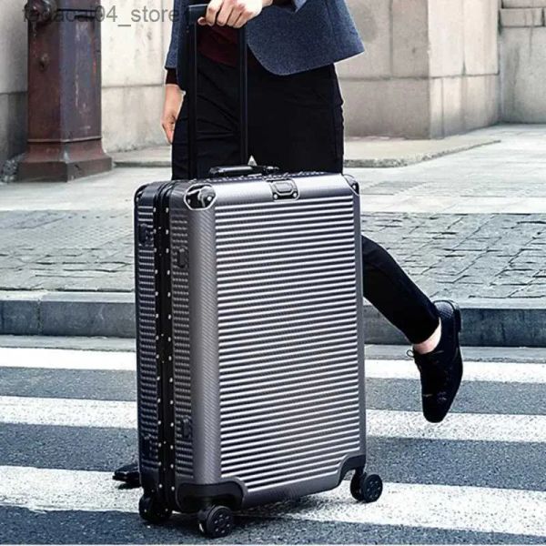 tool air box Suitcases TRAVEL TALE Spinner Aluminum Frame Hardside Travel Suitcase 22242629 Travel Bags Trolley Luggage On Q240115