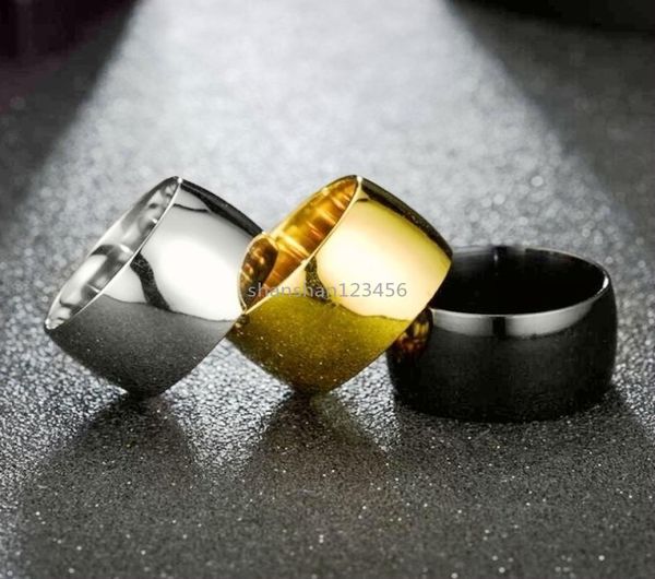 wide band 12mm stainless steel blank ring finger black gold rings for men women fashion jewelry will and sandy5499138, Silver
wide band 12mm stainless steel blank ring finger black gold rings for men women fashion jewelry will and sandy5499138, Silver