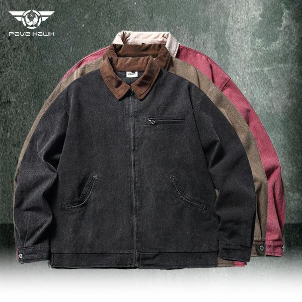 men's jackets tactical jacket autumn winter vintage embroidered design coat american street cargo baseball uniform loose motorcycle 230, Black;brown
men's jackets tactical jacket autumn winter vintage embroidered design coat american street cargo baseball uniform loose motorcycle 230, Black;brown