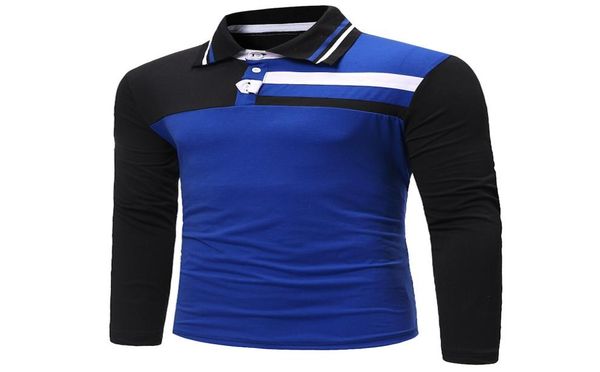 blue threecolor stitching men039s longsleeved polo shirt new patchwork cotton casual slim fit polo shirts business for mens 12581590, White;black
blue threecolor stitching men039s longsleeved polo shirt new patchwork cotton casual slim fit polo shirts business for mens 12581590, White;black