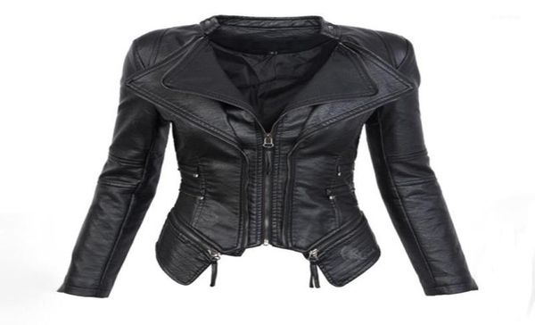 black gothic faux leather pu jacket women winter autumn fashion motorcycle coat punk zipper outerwear plus size fall9670721
black gothic faux leather pu jacket women winter autumn fashion motorcycle coat punk zipper outerwear plus size fall9670721