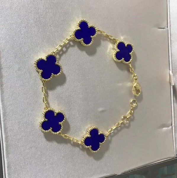 luxurious quality brand name flower with five flower nature stone pendant bracelet with rhombus clasp for women wedding gift jewel5861367, Black
luxurious quality brand name flower with five flower nature stone pendant bracelet with rhombus clasp for women wedding gift jewel5861367, Black