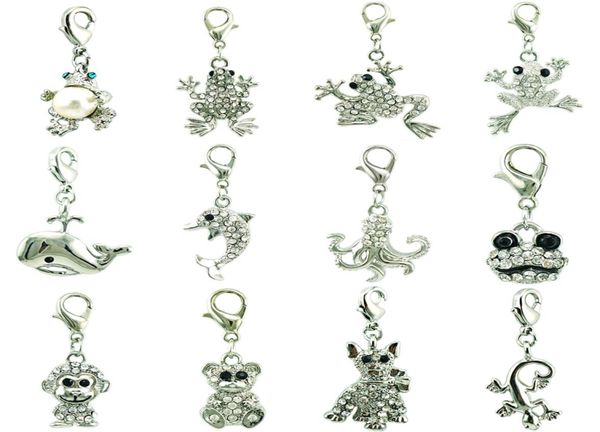 whole mix style white rhinestone animal pendants with lobster clasp charm for women diy jewelry making accessories2185191, Bronze;silver
whole mix style white rhinestone animal pendants with lobster clasp charm for women diy jewelry making accessories2185191, Bronze;silver