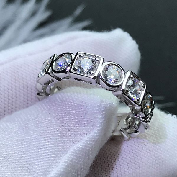 wedding rings anziw 925 sterling silver 35mm round cut full ring for women simulated diamond square engagement band 230831, Slivery;golden
wedding rings anziw 925 sterling silver 35mm round cut full ring for women simulated diamond square engagement band 230831, Slivery;golden