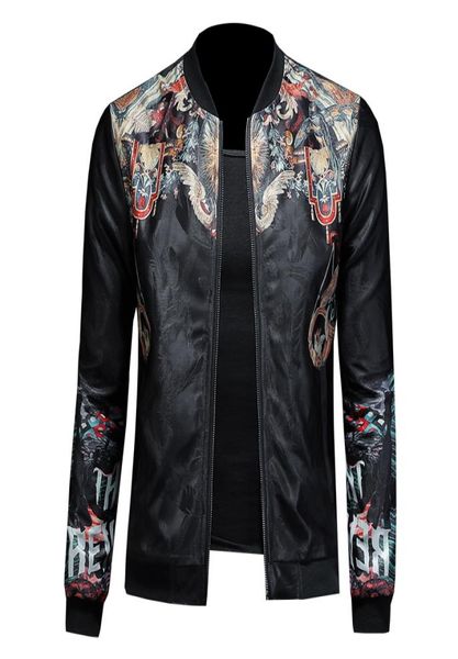 spring autumn men floral jacket jaqueta masculina slim fit bomber print jacket men vintage2490918, Black;brown
spring autumn men floral jacket jaqueta masculina slim fit bomber print jacket men vintage2490918, Black;brown