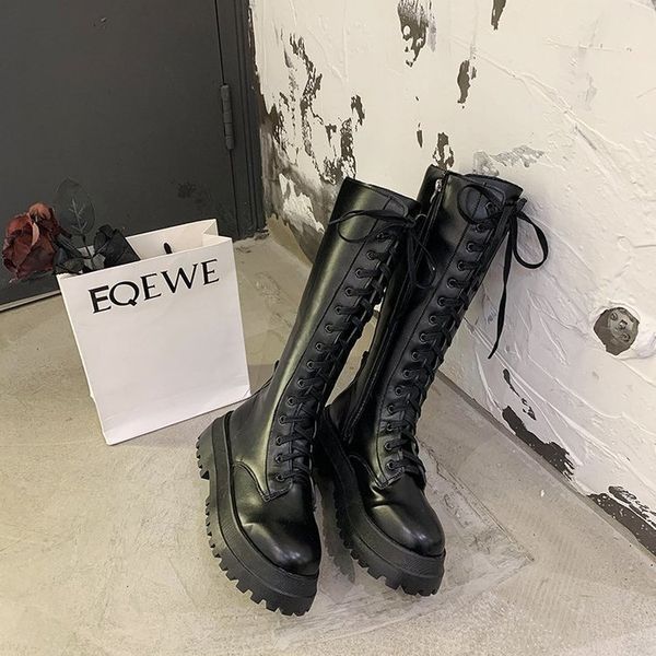 women motorcycle boots wedges flat shoes high heel platform pu leather boots lace up women shoes black boots for girls shoes 35-40
women motorcycle boots wedges flat shoes high heel platform pu leather boots lace up women shoes black boots for girls shoes 35-40