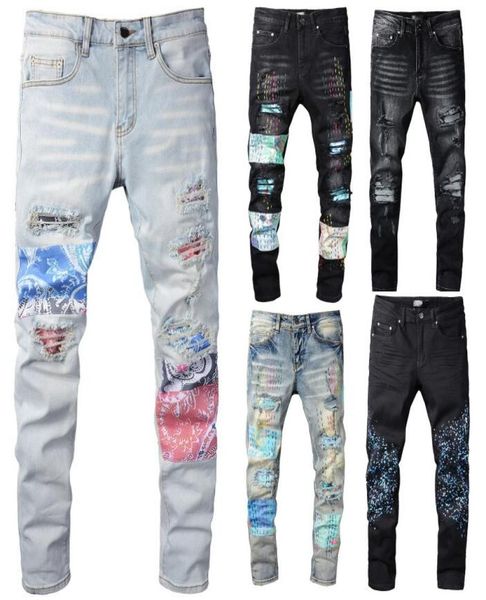 mens luxury design jeans classical distressed motorcycle biker jean rock skinny ripped holes stripes famous designer 6413155, Blue
mens luxury design jeans classical distressed motorcycle biker jean rock skinny ripped holes stripes famous designer 6413155, Blue