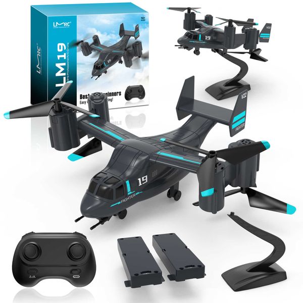 Electric LM19 Remote Control Osprey Helicopter Land Air Dual-mode Aircraft Fighter 4K High-definition UAV Toy, If you need a battery;please contact
Electric LM19 Remote Control Osprey Helicopter Land Air Dual-mode Aircraft Fighter 4K High-definition UAV Toy, If you need a battery;please contact