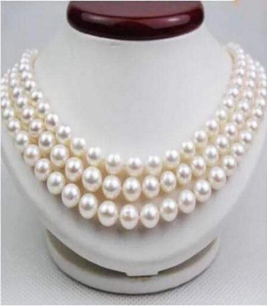 rare 3row 8mm white south sea shell pearl necklace 17quot1803903919quotinch9579249, Silver
rare 3row 8mm white south sea shell pearl necklace 17quot1803903919quotinch9579249, Silver