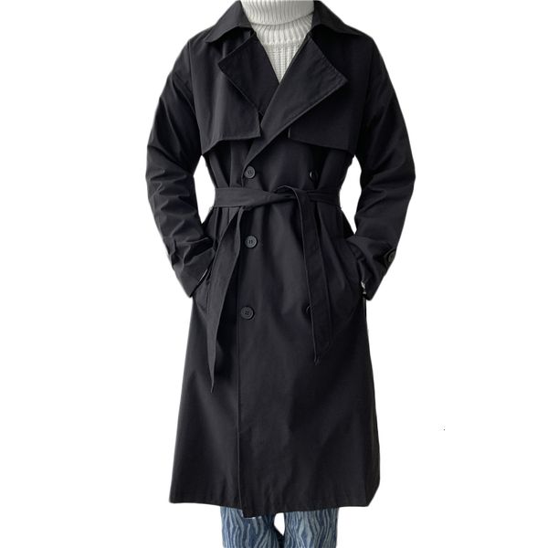 men's trench coats korean fashion trend loose casual belt overcoat spring long sleeve men woman coat large size streetwear 230831, Tan;black
men's trench coats korean fashion trend loose casual belt overcoat spring long sleeve men woman coat large size streetwear 230831, Tan;black