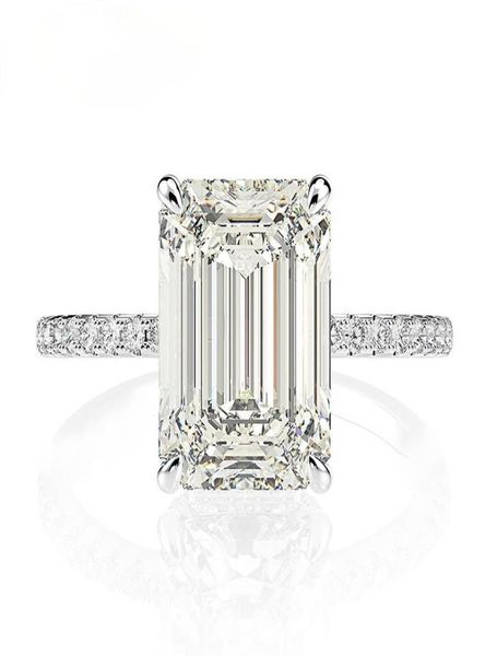 925 sterling silver emerald cut created moissanite diamond wedding rings for women luxury proposal engagement ring7060403, Slivery;golden
925 sterling silver emerald cut created moissanite diamond wedding rings for women luxury proposal engagement ring7060403, Slivery;golden