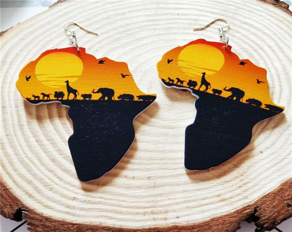 fashion wood africa maptribal earrings engraved tropical fashion black women earring vintage retro wooden african hiphop jewelry a6894095, Silver
fashion wood africa maptribal earrings engraved tropical fashion black women earring vintage retro wooden african hiphop jewelry a6894095, Silver