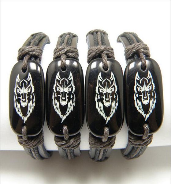 jewelry whole 12pcs imitatation yak bone resin carved totem wolf head leather bracelet bangles amulet gift mb034236982, Black
jewelry whole 12pcs imitatation yak bone resin carved totem wolf head leather bracelet bangles amulet gift mb034236982, Black