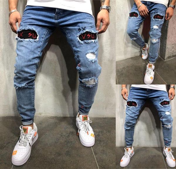 fashion men039s ripped skinny jeans destroyed frayed slim fit denim pants trousers1053425, Blue
fashion men039s ripped skinny jeans destroyed frayed slim fit denim pants trousers1053425, Blue