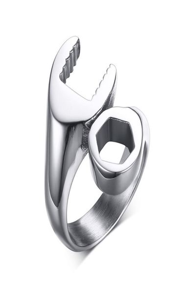 wrench punk biker ring for men stainless steel mechanic ring for male party jewelry anel masculino3915236, Silver
wrench punk biker ring for men stainless steel mechanic ring for male party jewelry anel masculino3915236, Silver