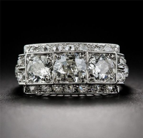 retro trendy white zircon women finger ring simple square stone wedding engagement ring jewelry gifts aneis feminino size 6109005038, Golden;silver
retro trendy white zircon women finger ring simple square stone wedding engagement ring jewelry gifts aneis feminino size 6109005038, Golden;silver