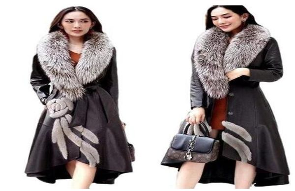 winter coat women casual fox fur collar detachable long genuine leather winter jacket women plus size 7xl casaco feminino3849280, Black
winter coat women casual fox fur collar detachable long genuine leather winter jacket women plus size 7xl casaco feminino3849280, Black