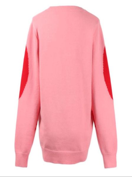 819 2021 autumn brand same style pullover regular long sleeve long sleeve crew neck kint pink sweater women cloth2155381, White;black
819 2021 autumn brand same style pullover regular long sleeve long sleeve crew neck kint pink sweater women cloth2155381, White;black
