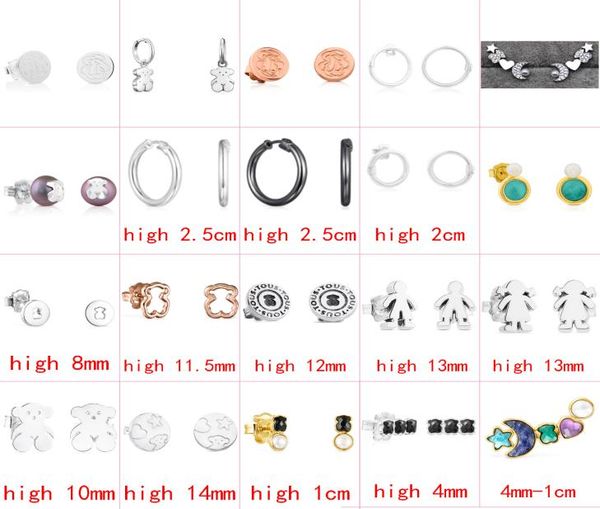 2021 new style 100 925 sterling silver bear fashion classic personality ladies earrings pierced jewelry manufacturer direct s3368871, Golden;silver
2021 new style 100 925 sterling silver bear fashion classic personality ladies earrings pierced jewelry manufacturer direct s3368871, Golden;silver