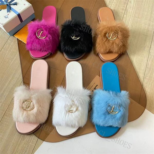 designer slipper lock it flat mule mink leather slides women comfort fur fluffy sandals metallic luxury fashion brand shoes, Black
designer slipper lock it flat mule mink leather slides women comfort fur fluffy sandals metallic luxury fashion brand shoes, Black