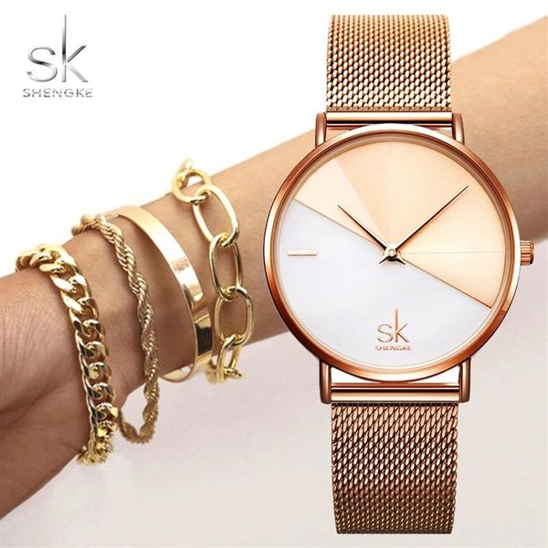 shengke sk women bracelet watch set leather wrist watch vintage lady watch irregular clock mujer bayan kol saati montre feminino256y, Slivery;brown
shengke sk women bracelet watch set leather wrist watch vintage lady watch irregular clock mujer bayan kol saati montre feminino256y, Slivery;brown