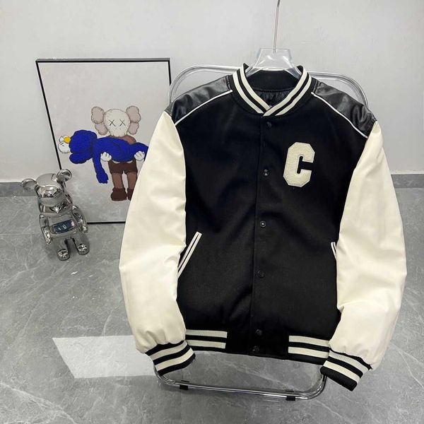 fashion patchwork baseball jacket men women varsity jackets celli designer jacket c letter embroidered cashmere coat oversize clothing, Black;brown
fashion patchwork baseball jacket men women varsity jackets celli designer jacket c letter embroidered cashmere coat oversize clothing, Black;brown