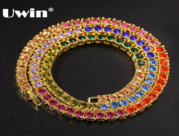uwin iced out mutilcolored rhinestones tennis chain rainbow hiphop necklace fashion men women jewelry drop 3914727, Silver
uwin iced out mutilcolored rhinestones tennis chain rainbow hiphop necklace fashion men women jewelry drop 3914727, Silver