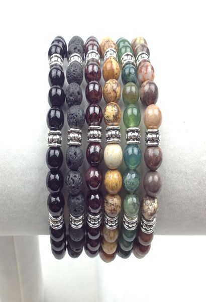 sn0619 man yoga bracelet 6mm lava jasper india agate onyx garnet nutural stone bracelet luck jewelry wellbeing balance bracelet2815487, Black
sn0619 man yoga bracelet 6mm lava jasper india agate onyx garnet nutural stone bracelet luck jewelry wellbeing balance bracelet2815487, Black