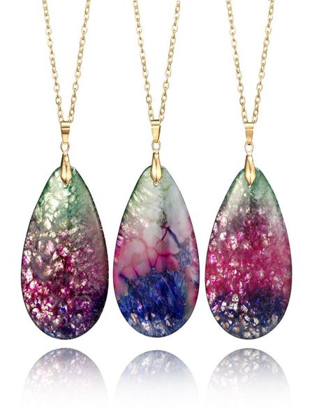 new arrival ethnic quartz crystal stone necklaces oval colorful natural stone pendant charm long link chain for women fashion jewe7035400, Silver
new arrival ethnic quartz crystal stone necklaces oval colorful natural stone pendant charm long link chain for women fashion jewe7035400, Silver