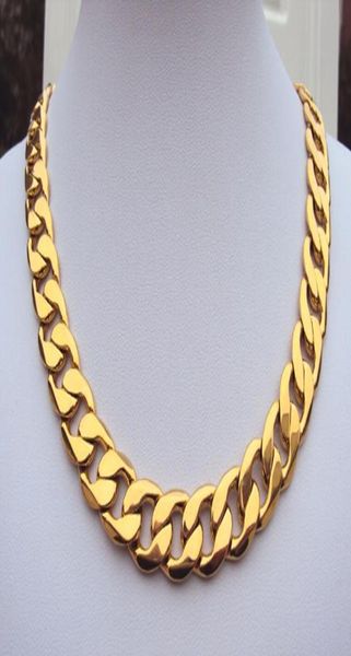 fine yellow gold jewelry weighty heavy 108g 24k gf stamp real yellow solid gold 236 men039s necklace 12mm curb chain 600mm je8856043, Silver
fine yellow gold jewelry weighty heavy 108g 24k gf stamp real yellow solid gold 236 men039s necklace 12mm curb chain 600mm je8856043, Silver