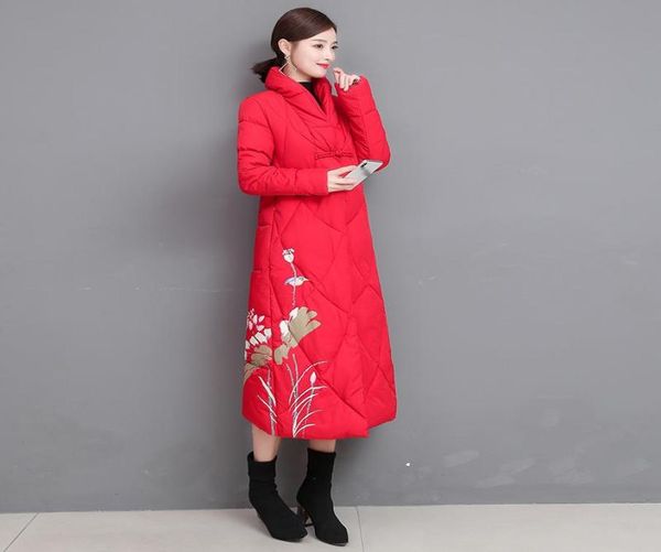 women039s chinese style parka coat print winter cotton padded long jacket fashion thick warm coats4213370, Black
women039s chinese style parka coat print winter cotton padded long jacket fashion thick warm coats4213370, Black