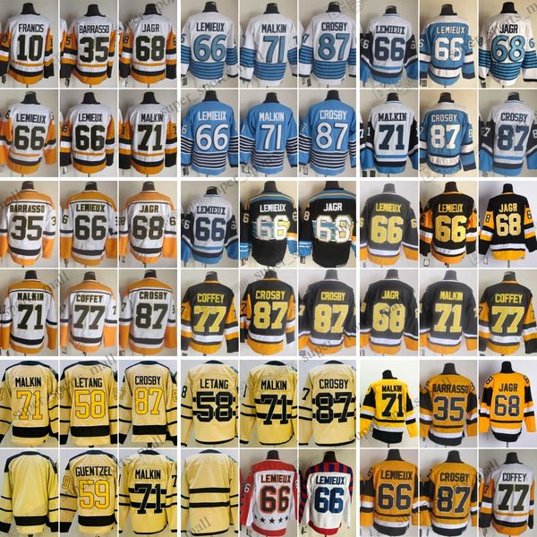 1991-1998 movie vintage ccm hockey jerseys 66 lemieux 7 mullen 8 recchi 10 francis 19 trottier 87 crosby 68 jagr 35 barrasso 55 murphy 77 co, Black
1991-1998 movie vintage ccm hockey jerseys 66 lemieux 7 mullen 8 recchi 10 francis 19 trottier 87 crosby 68 jagr 35 barrasso 55 murphy 77 co, Black