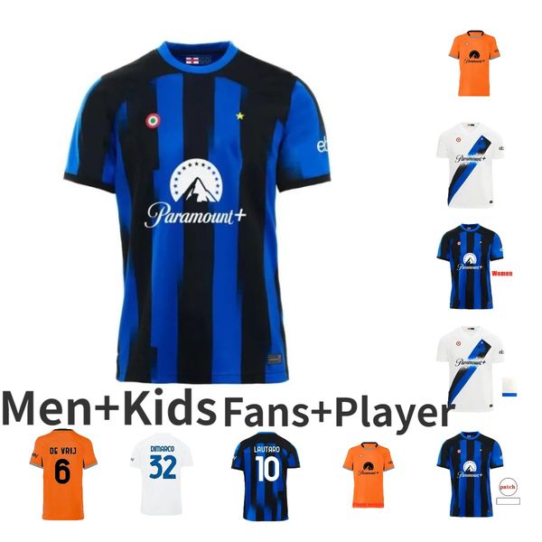 2023 2024 lukaku inter milans soccer jerseys correa dzeko barella lautaro skriniar de vrij 23 24 brozovic football shirt uniforms men kids 3, Black;yellow
2023 2024 lukaku inter milans soccer jerseys correa dzeko barella lautaro skriniar de vrij 23 24 brozovic football shirt uniforms men kids 3, Black;yellow