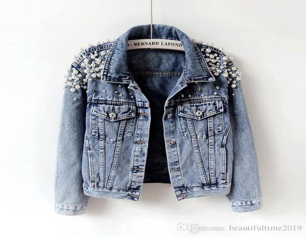 2019 spring autumn women basic coats women denim jacket pearls beading fashion jeans coat loose long sleeve jackets 9165928, Black;brown
2019 spring autumn women basic coats women denim jacket pearls beading fashion jeans coat loose long sleeve jackets 9165928, Black;brown