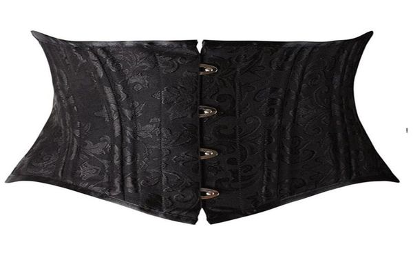 24 double flat boned short torso corsets steel boned padded waist trainer body shaper brocade jacquard underbust corset women slim6911885, Black;white
24 double flat boned short torso corsets steel boned padded waist trainer body shaper brocade jacquard underbust corset women slim6911885, Black;white