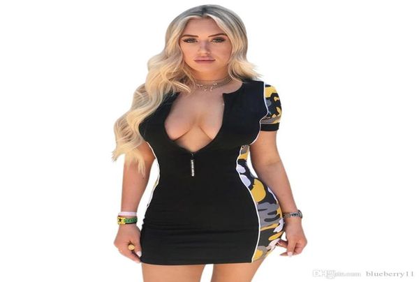 summer women dress with zipper deep v neck party club women mini dresses sxl3523900, Black;gray
summer women dress with zipper deep v neck party club women mini dresses sxl3523900, Black;gray