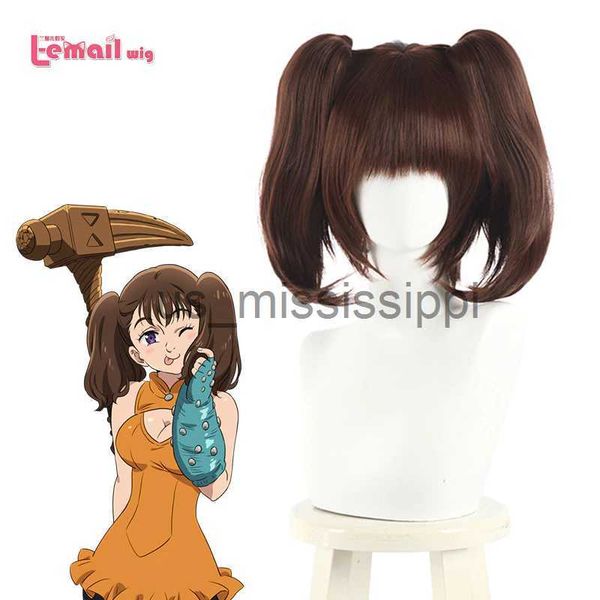 cosplay wigs lemail wig the seven deadly sins diane cosplay wigs brown double ponytails cosplay wig halloween heat resistant synthetic hair, Black
cosplay wigs lemail wig the seven deadly sins diane cosplay wigs brown double ponytails cosplay wig halloween heat resistant synthetic hair, Black