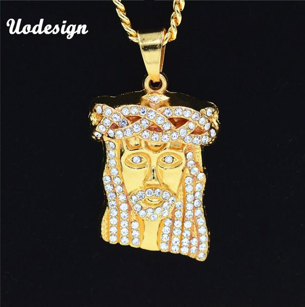 uodesign hip hop iced out crystal jesus christ piece head face pendants necklaces gold chain for men jewelry2516423, Silver
uodesign hip hop iced out crystal jesus christ piece head face pendants necklaces gold chain for men jewelry2516423, Silver