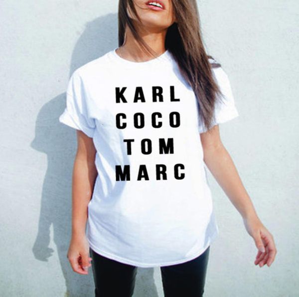 summer men & women black karl coco tom marc aman t shirt woman tee fashion street hippie punk men & womens tshirts2438276, White
summer men & women black karl coco tom marc aman t shirt woman tee fashion street hippie punk men & womens tshirts2438276, White