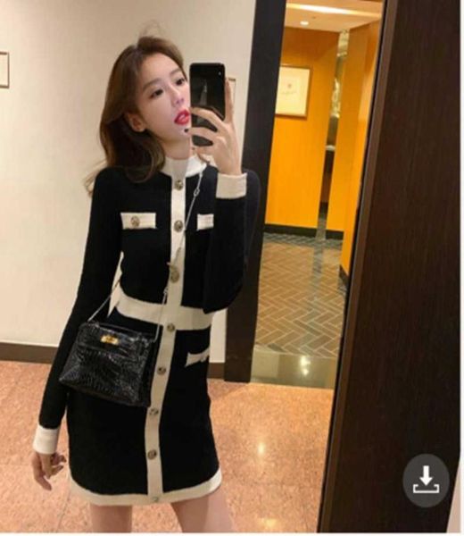 casual dresses bulochova retro knitted dress women long sleeve singlebreasted 2021 autumn womans black white patchwork mini vesti3562444, Black;gray
casual dresses bulochova retro knitted dress women long sleeve singlebreasted 2021 autumn womans black white patchwork mini vesti3562444, Black;gray