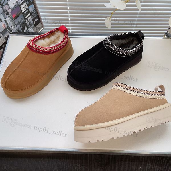tasman womans tazz slippers chestnut fur slides winter classic ultra mini platform thick sole boot winter women flat boots suede upper wool, Black
tasman womans tazz slippers chestnut fur slides winter classic ultra mini platform thick sole boot winter women flat boots suede upper wool, Black
