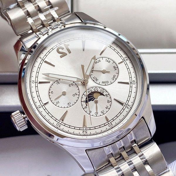 steel watch watch automatic mechanical men fashion 40mm strap watches wristwatches montre de luxe waterproof stainless wristwatch point olca, Slivery;brown
steel watch watch automatic mechanical men fashion 40mm strap watches wristwatches montre de luxe waterproof stainless wristwatch point olca, Slivery;brown