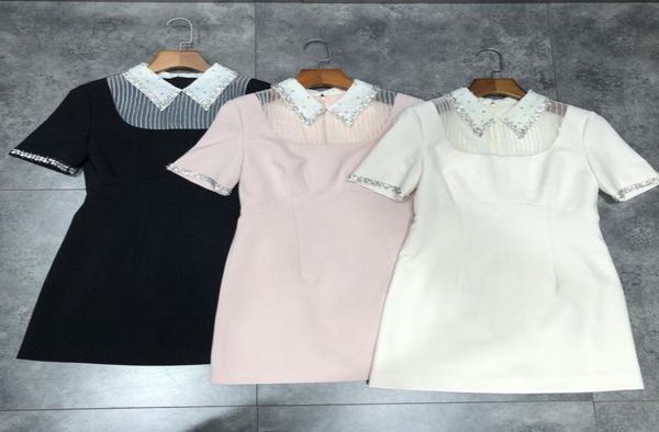 high end 2020 blackpinkapricot peter pan collar short sleeves women039s dress designer crystals dresses milan runway gown 8043076923, Black;gray
high end 2020 blackpinkapricot peter pan collar short sleeves women039s dress designer crystals dresses milan runway gown 8043076923, Black;gray