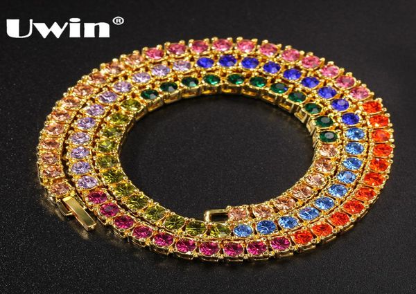 uwin iced out mutilcolored rhinestones tennis chain rainbow hiphop necklace fashion men women jewelry drop 5150105, Silver
uwin iced out mutilcolored rhinestones tennis chain rainbow hiphop necklace fashion men women jewelry drop 5150105, Silver