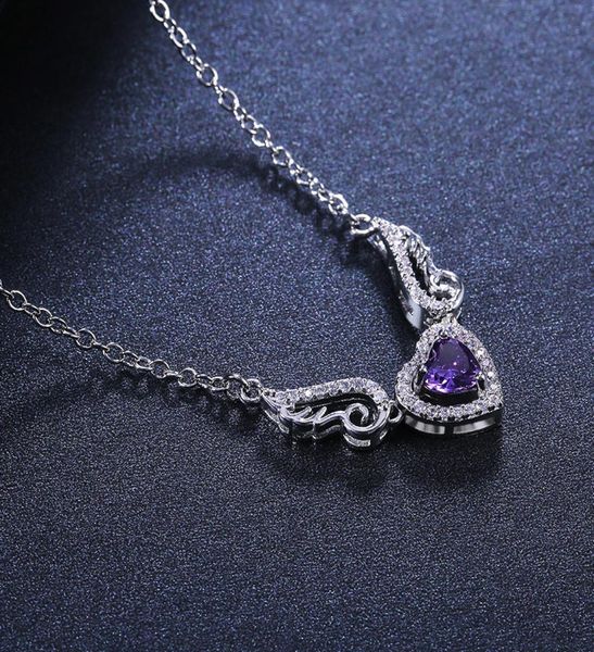 brand classic flying heart pendent women necklace three stone color party gift necklace micro paved cz stone heart wing jewelry2581837, Silver
brand classic flying heart pendent women necklace three stone color party gift necklace micro paved cz stone heart wing jewelry2581837, Silver